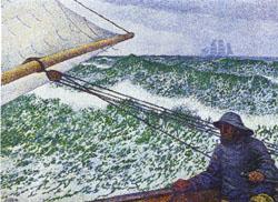 Theo Van Rysselberghe Man at the Helm